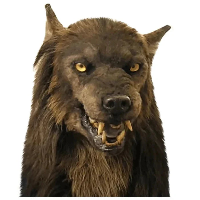 Werewolf Silicone Mask with Artificial Hair and Full Head Coverage