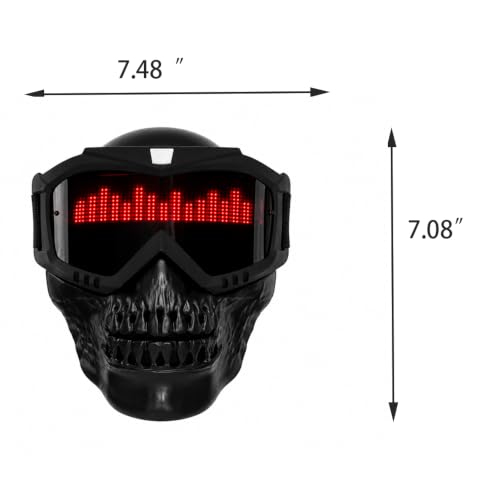 App Controlled LED Mask with Custom Animation and Text Display