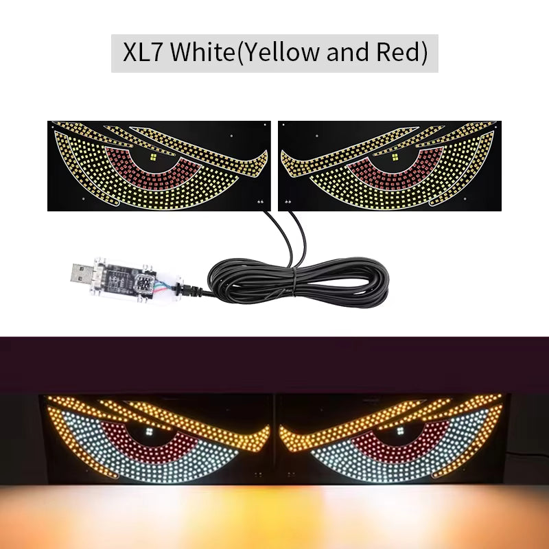 Programmable LED Car Window Light Panel with Remote and Music Sync