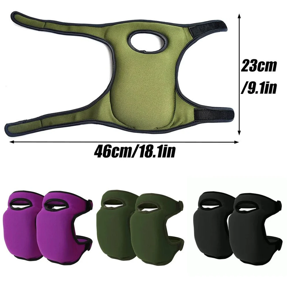 Knee Pads for Gardening and Floor Cleaning with EVA Foam and Adjustable Straps