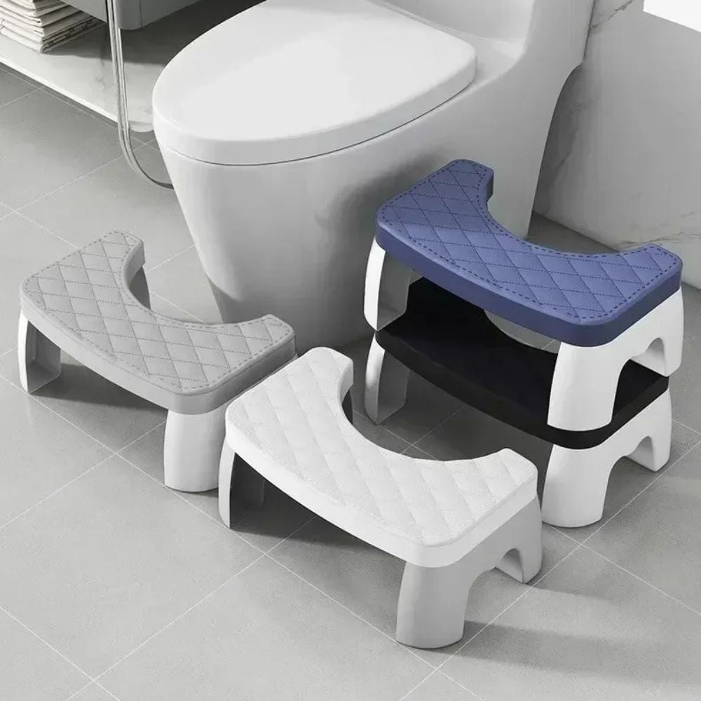 Toilet Step Platform with Non-Slip Grip and Natural Posture Support