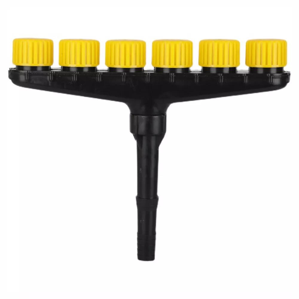 Adjustable Garden Spray Nozzle with Trigger Lock and Multiple Spray Patterns