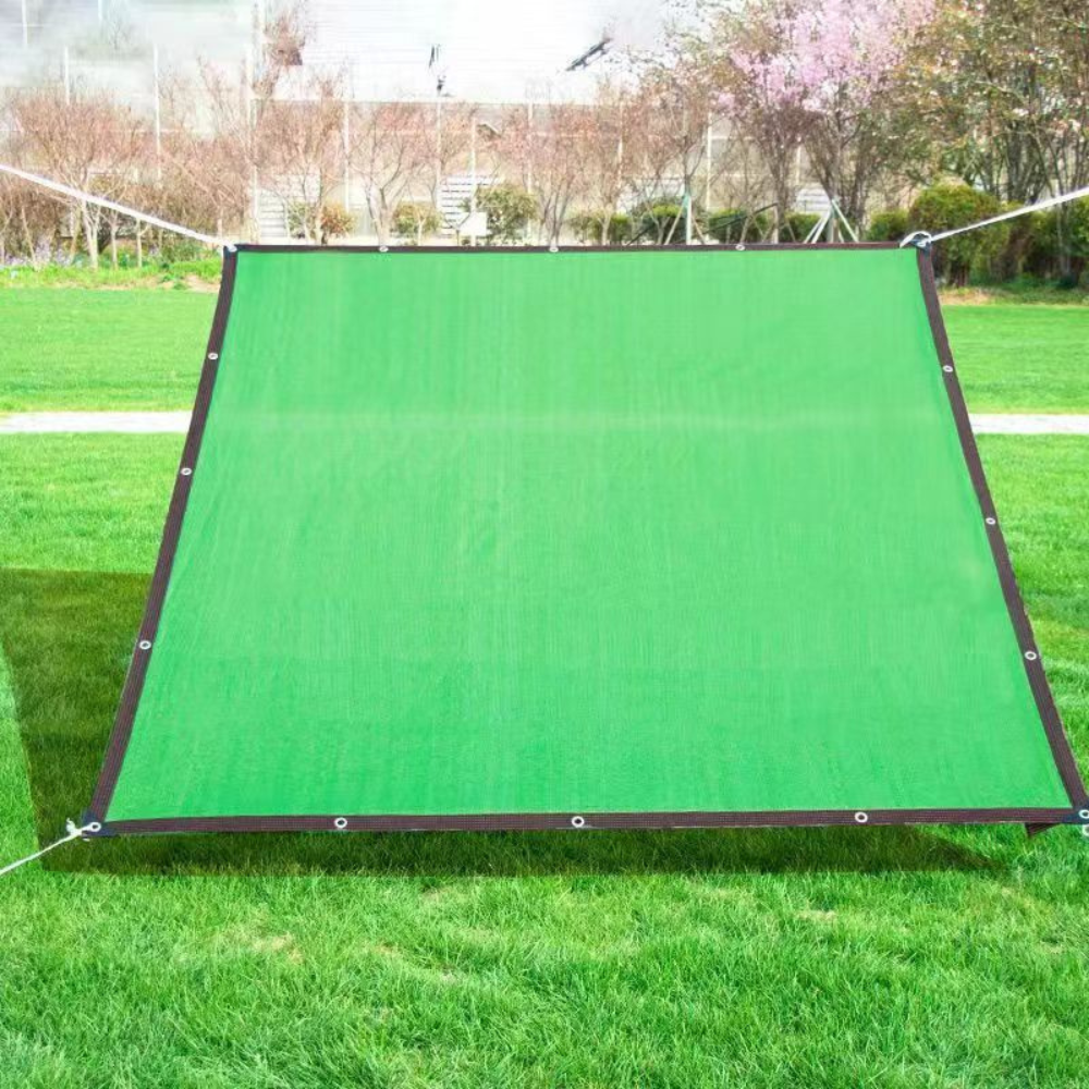 Mesh Shade Sail with Metal Grommets and Breathable Weave for Patios