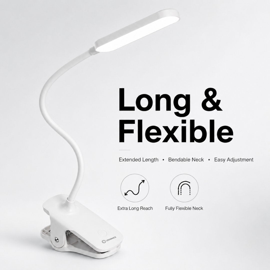 LED Reading Lamp with Three Color Modes and Flicker Free Light