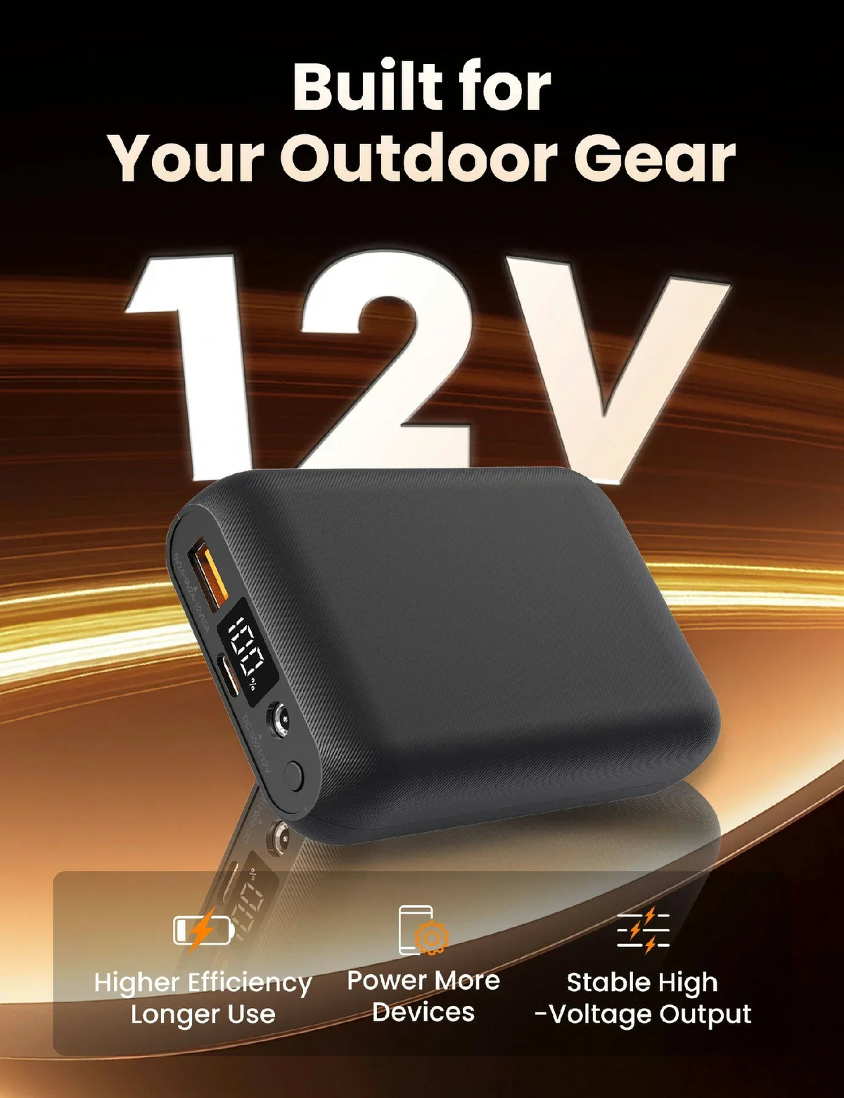Mens Heated Fleece Jacket with Five Carbon Fiber Zones and Three Heat Levels for Outdoors