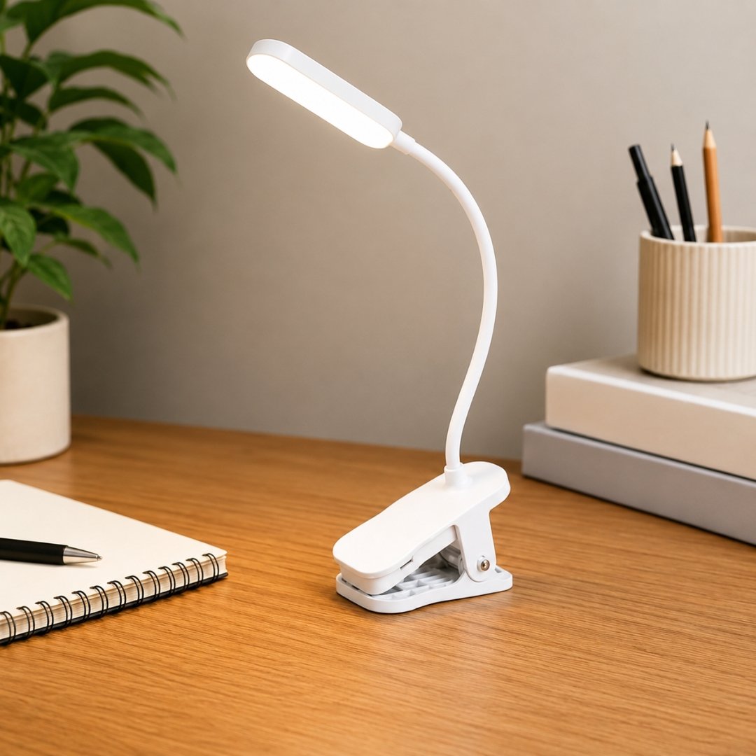 LED Reading Lamp with Three Color Modes and Flicker Free Light