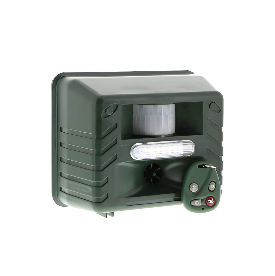 Solar Powered Motion Activated Bird Deterrent with Flashing Light