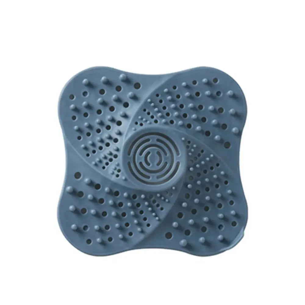 Spiral Drain Hair Catcher with TPR Rubber and Suction Cups