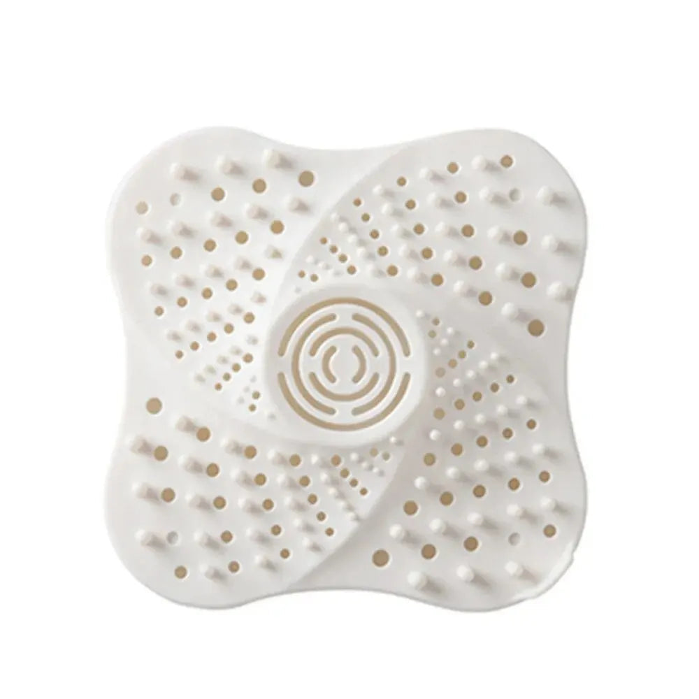 Spiral Drain Hair Catcher with TPR Rubber and Suction Cups