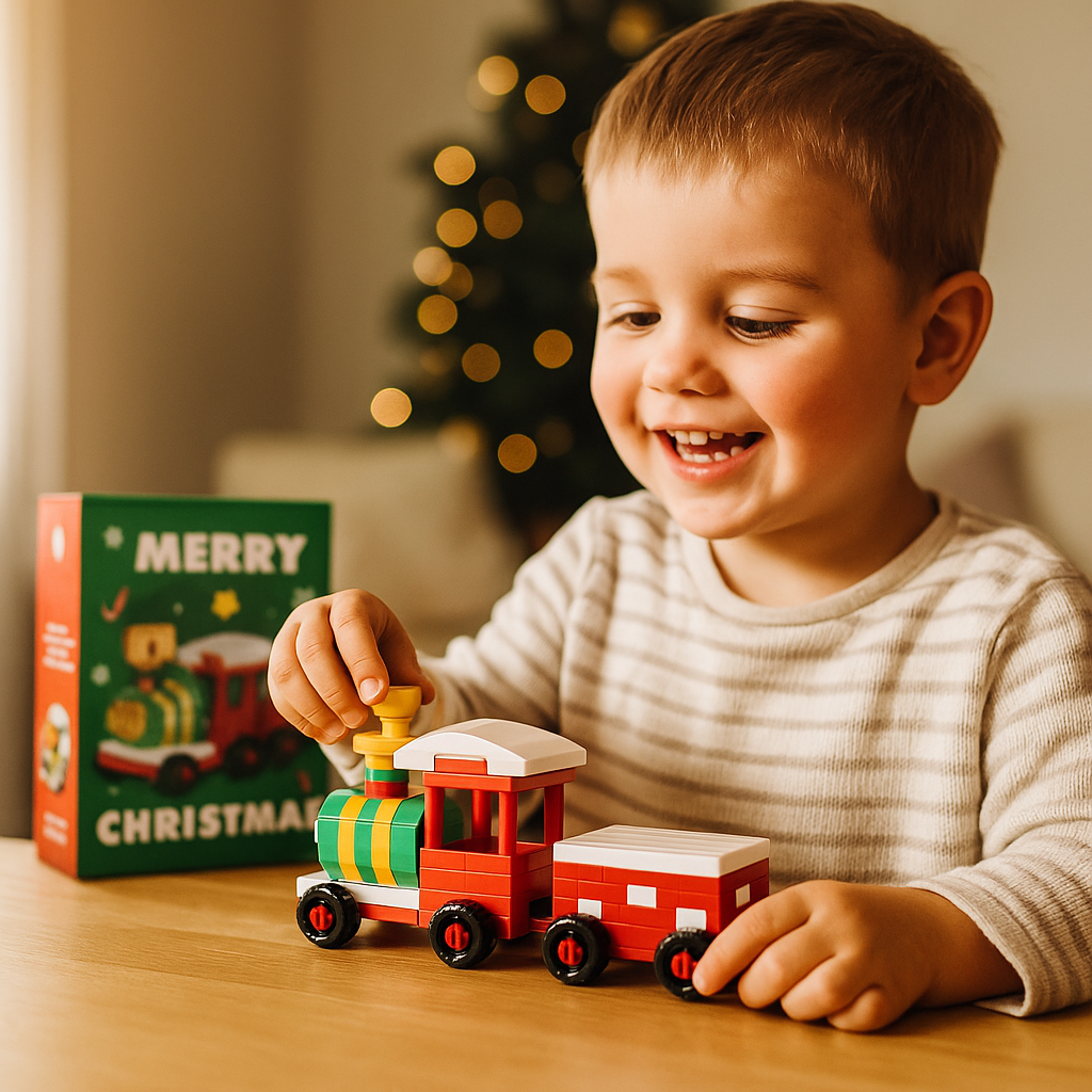 Christmas Building Block Figures to Build Yourself in Nine Festive Designs