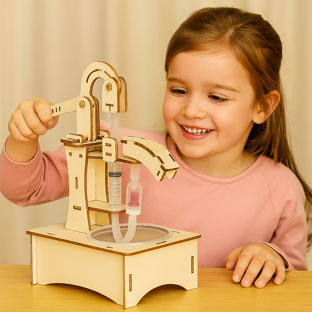 STEM Science Building Set for Kids to Build Working Models Like Planes, Pumps, and Fans