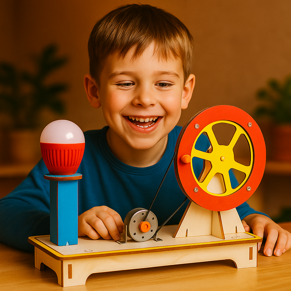 STEM Science Building Set for Kids to Build Working Models Like Planes, Pumps, and Fans