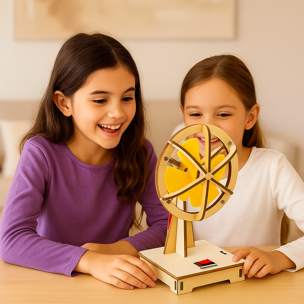STEM Science Building Set for Kids to Build Working Models Like Planes, Pumps, and Fans