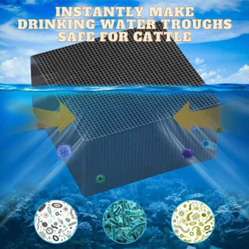Activated Carbon Bio Cube for Livestock Water Tanks and Troughs