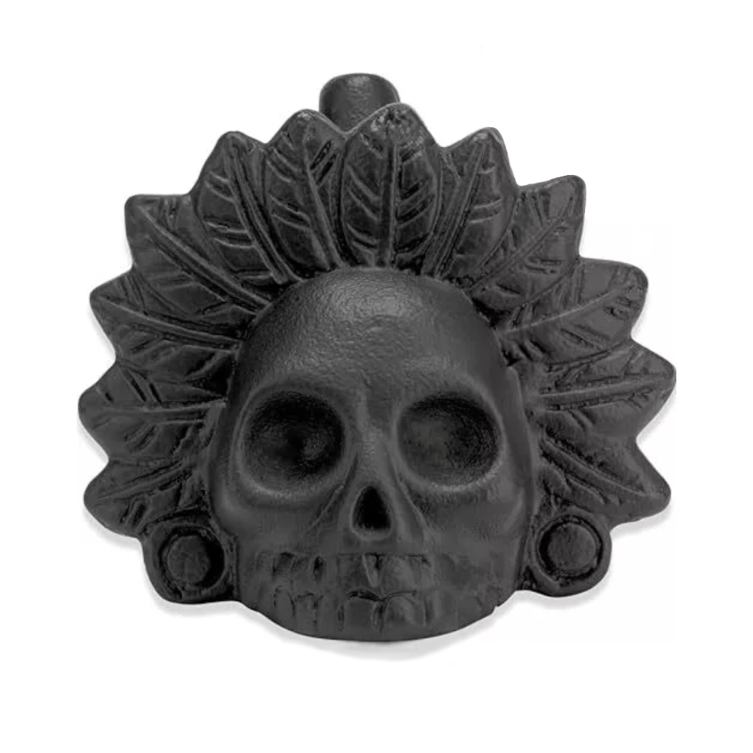Ceramic Skull Whistle with Dual Chamber Sound System, 126.3dB Output