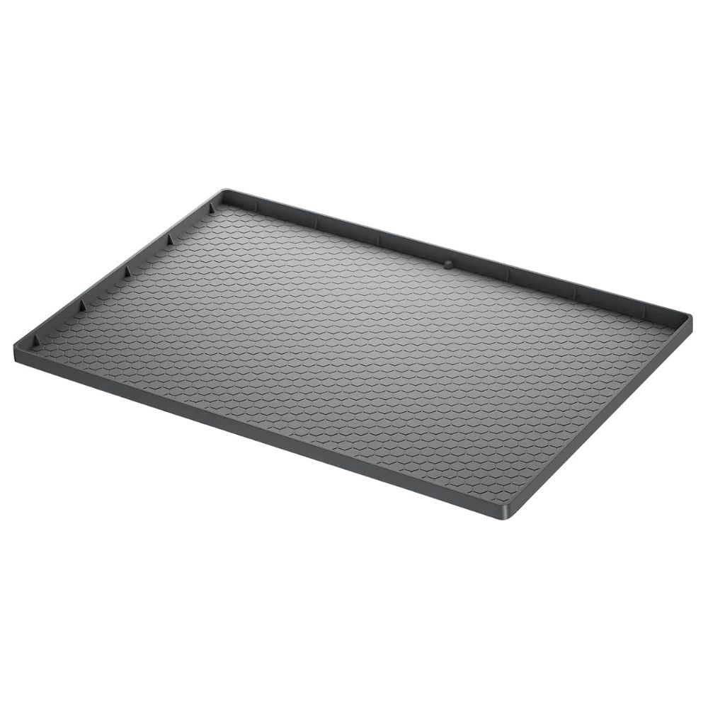 Silicone Under Sink Cabinet Mat with Raised Edges and Trimmable Design