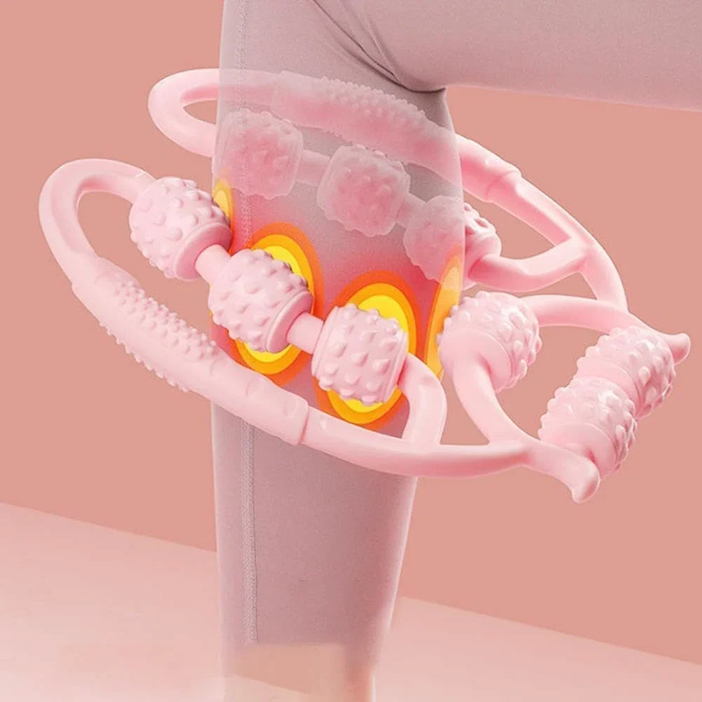 Leg Compression Massager with 12 Circular Massage Points and Rhythmic Compression