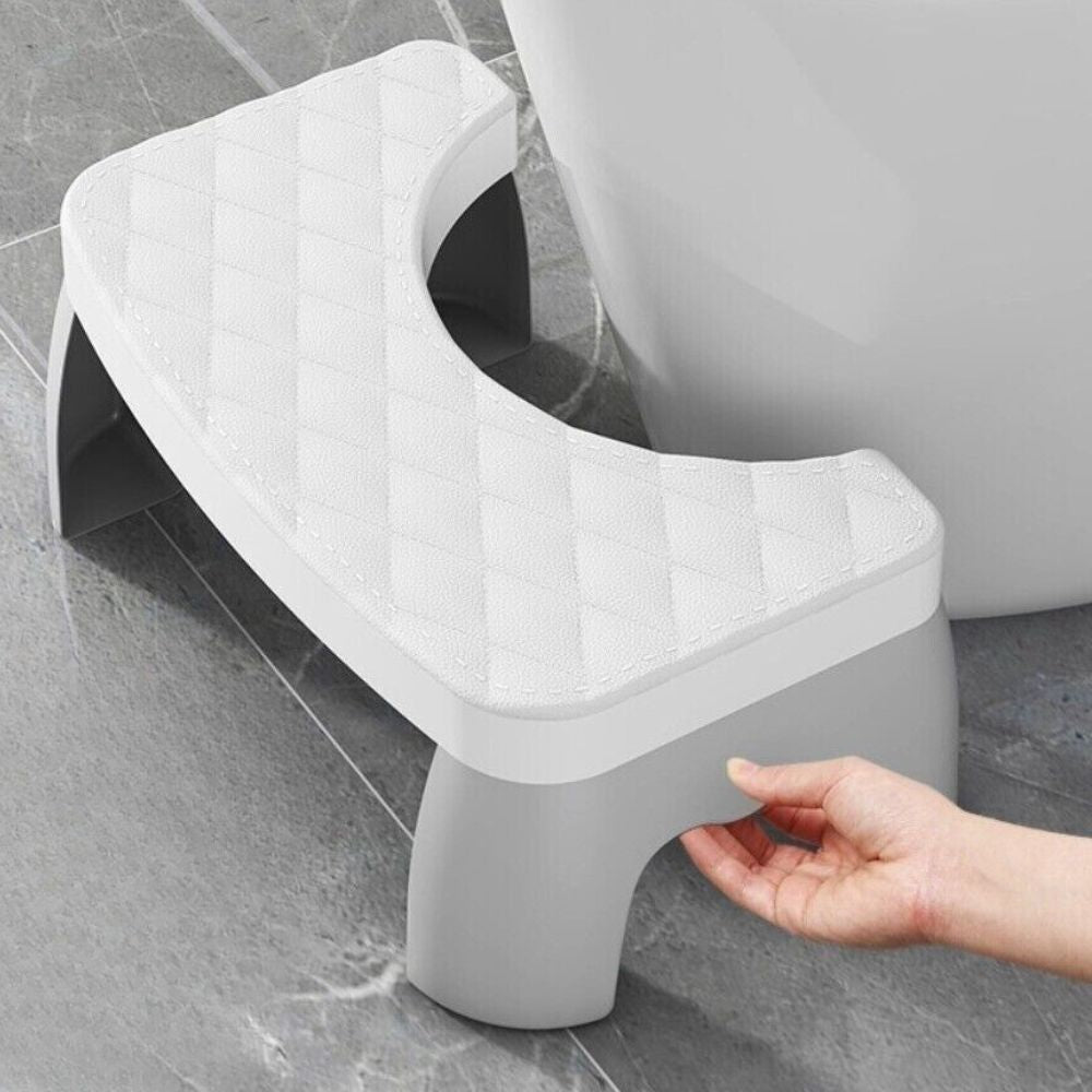 Toilet Step Platform with Non-Slip Grip and Natural Posture Support
