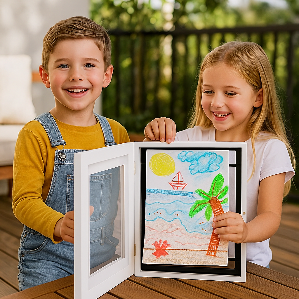 Art Storage Frame with Front Flip Access for 150 Drawings