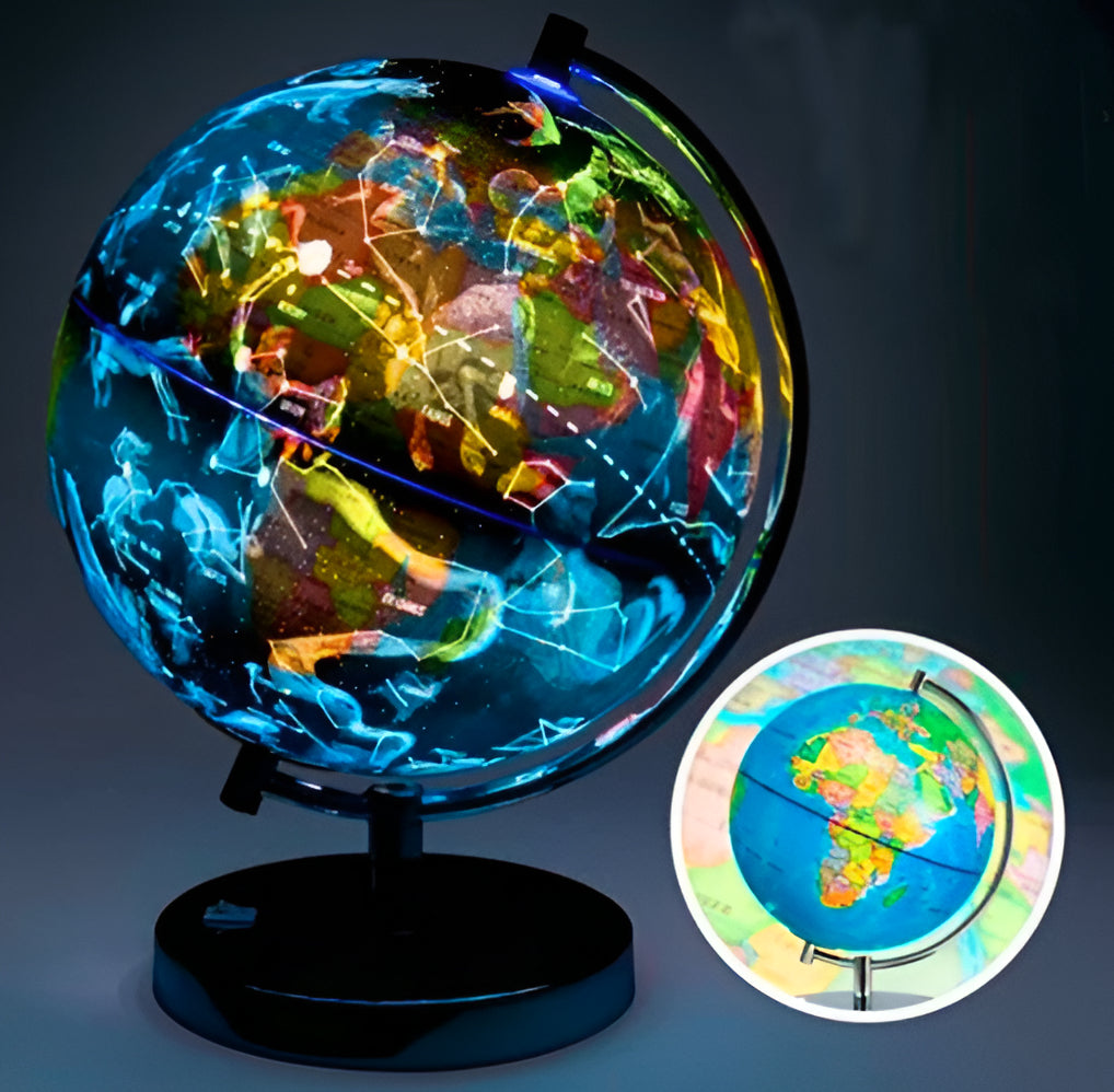 Levitation Globe with Twelve Constellation Modes and LED Night Light