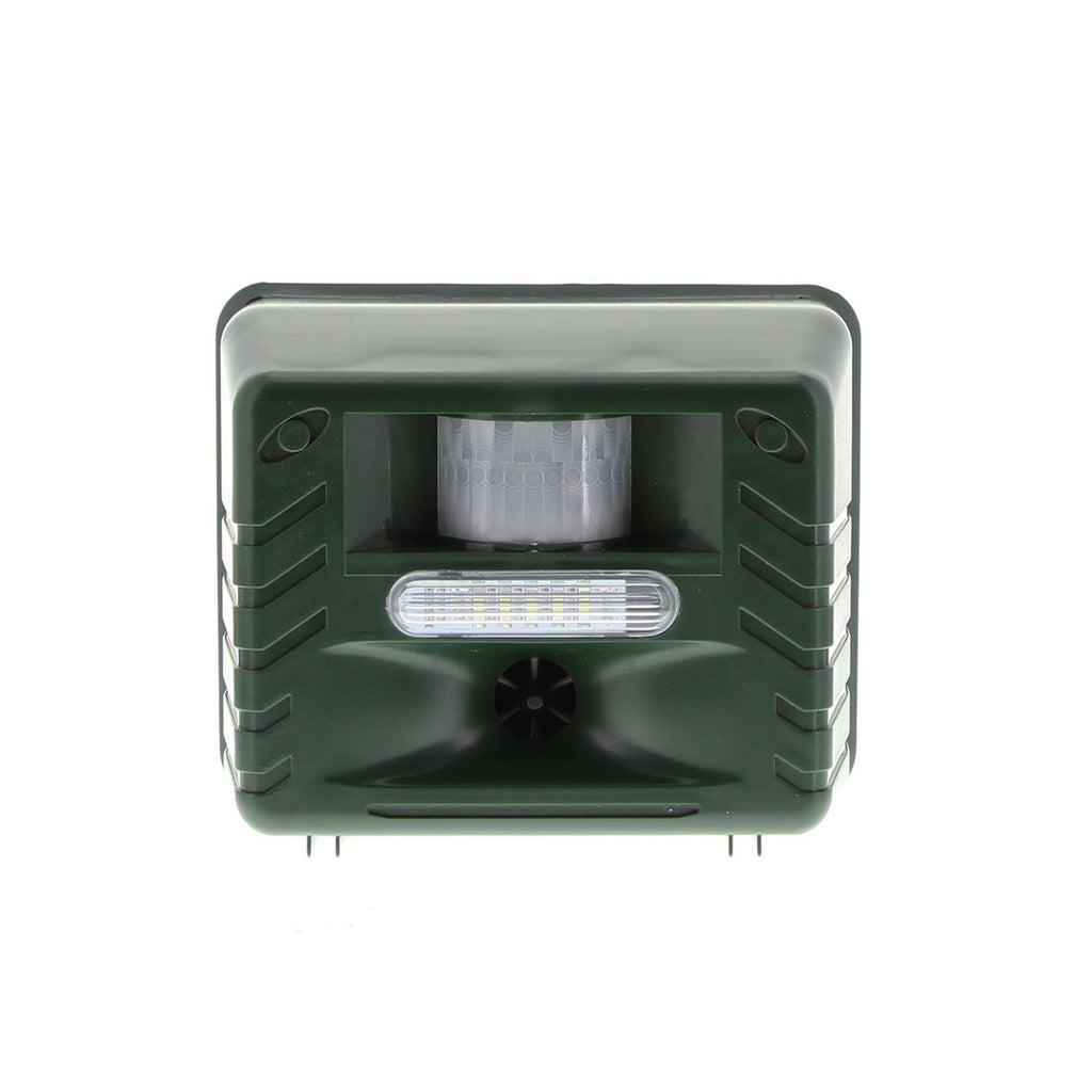 Solar Powered Motion Activated Bird Deterrent with Flashing Light
