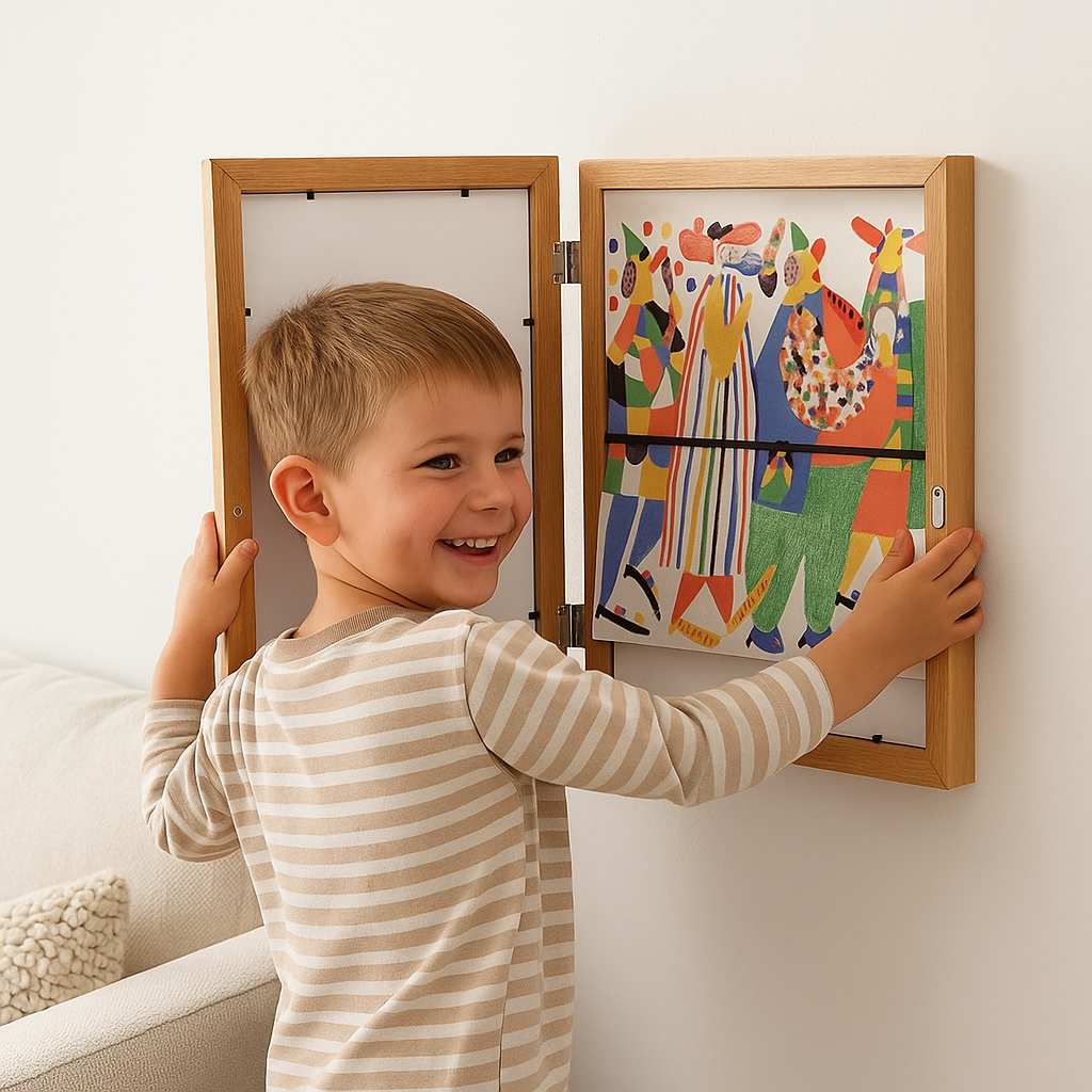 Art Storage Frame with Front Flip Access for 150 Drawings