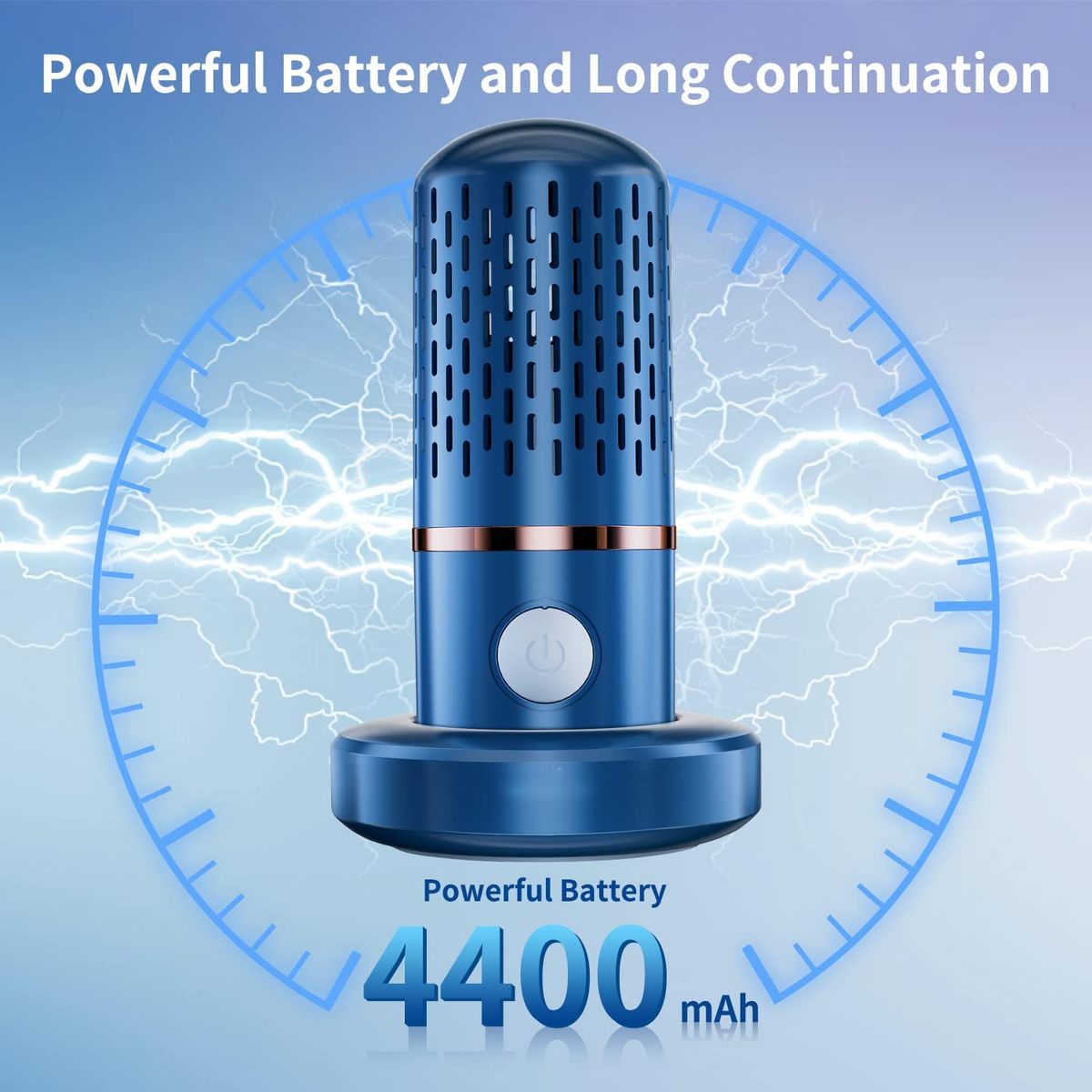 Portable Produce Cleaner with Ultrasonic Ion Technology and 25-Cycle Battery