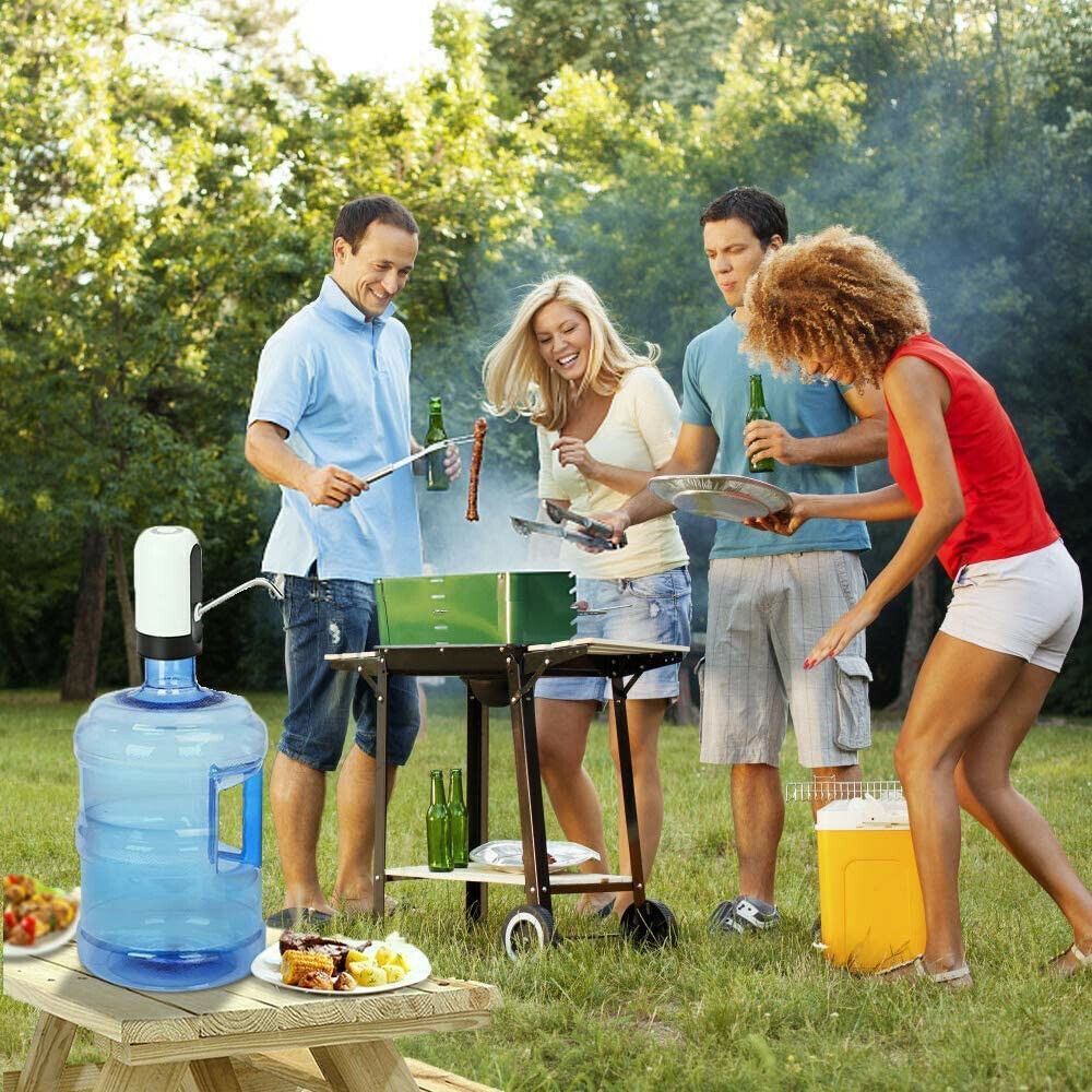 Rechargeable Water Pump Dispenser with USB Battery and One-Touch Operation