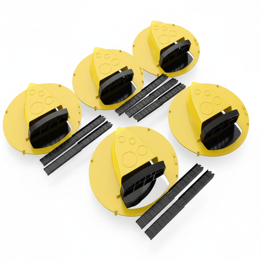 Bucket Lid Rodent Trap with Auto Reset and Ladder Bait System, 4-Pack