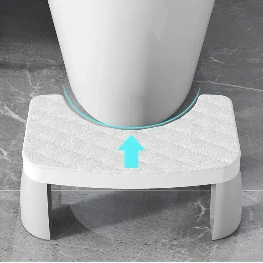 Toilet Step Platform with Non-Slip Grip and Natural Posture Support