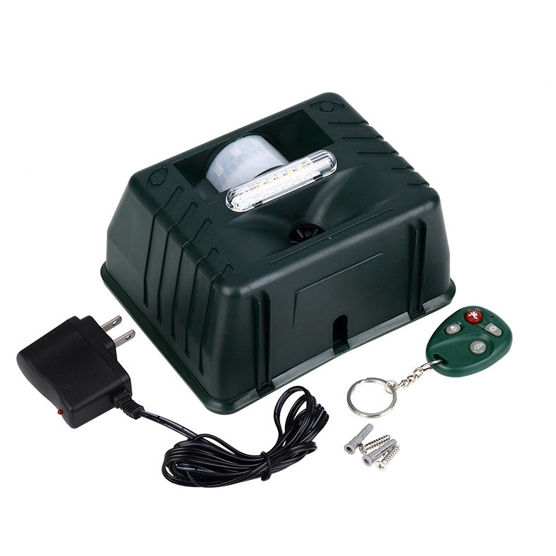 Solar Powered Motion Activated Bird Deterrent with Flashing Light