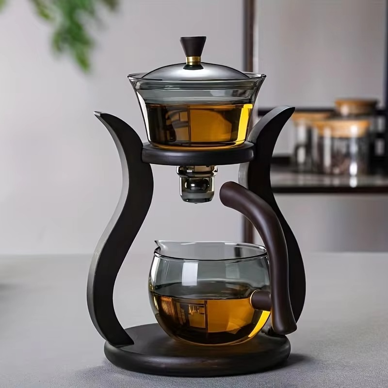 Magnetic Glass Drip Brewer with Tea Infuser, 20oz Capacity