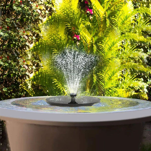 Floating Solar Fountain with Automatic Water Spray for Birdbaths and Ponds