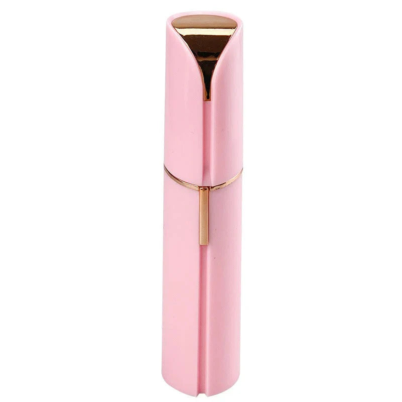 Battery Operated Facial Hair Remover with Stainless Steel Blades and Sensitive Skin Design