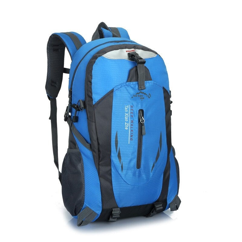 Nylon Backpack with PVC Lining and Adjustable Chest Straps, 55L Capacity
