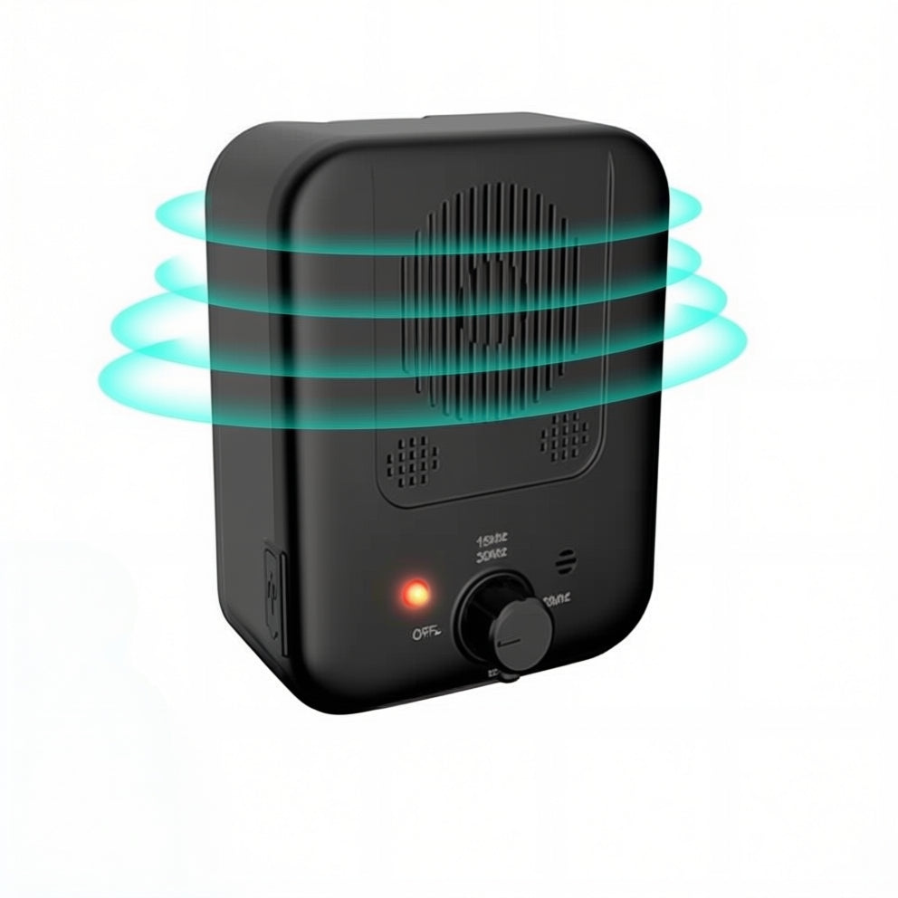 Ultrasonic Dog Barking Control Device with Automatic Detection and Adjustable Sensitivity, 49ft Range