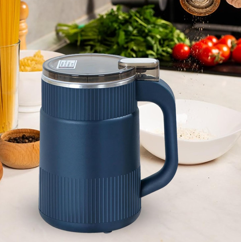 Electric Grain Mill with Adjustable Texture and Removable Chamber