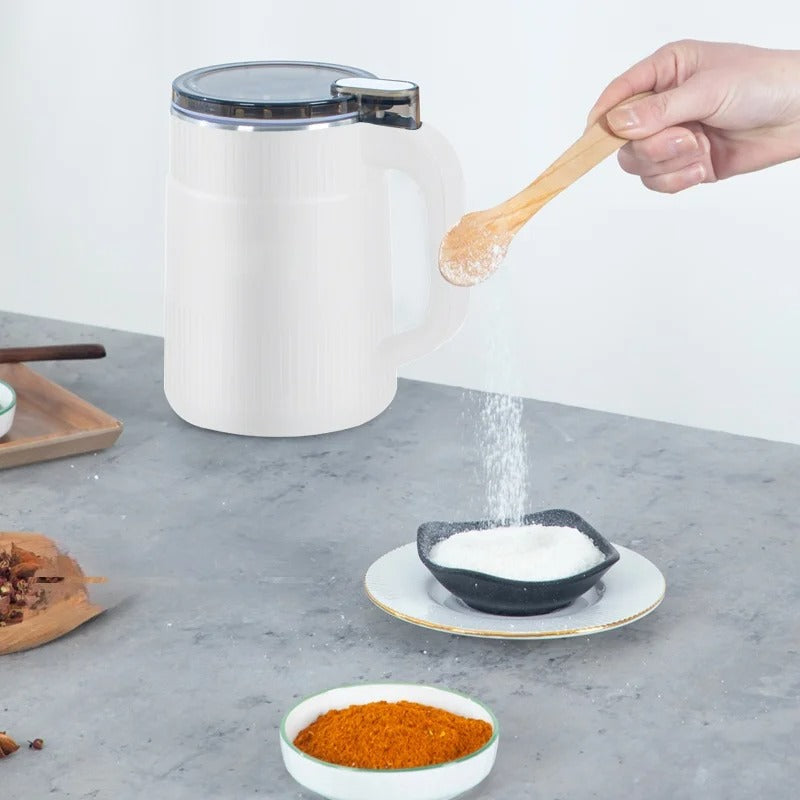 Electric Grain Mill with Adjustable Texture and Removable Chamber