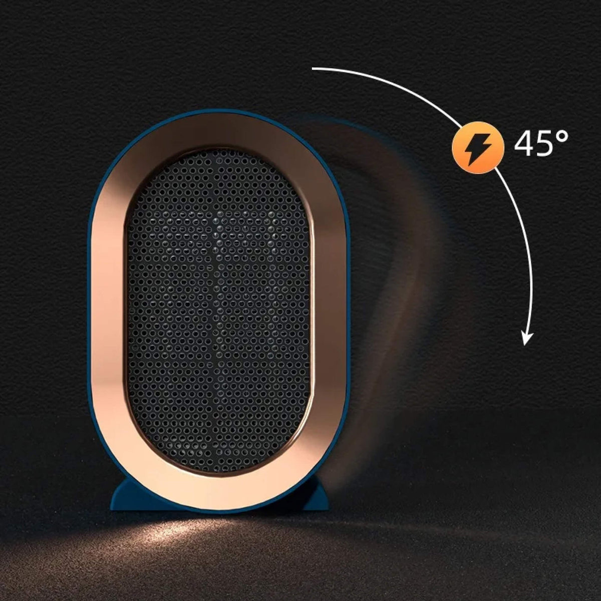 Portable Ceramic Space Heater with Programmable Timer and Anti Tilt Safety