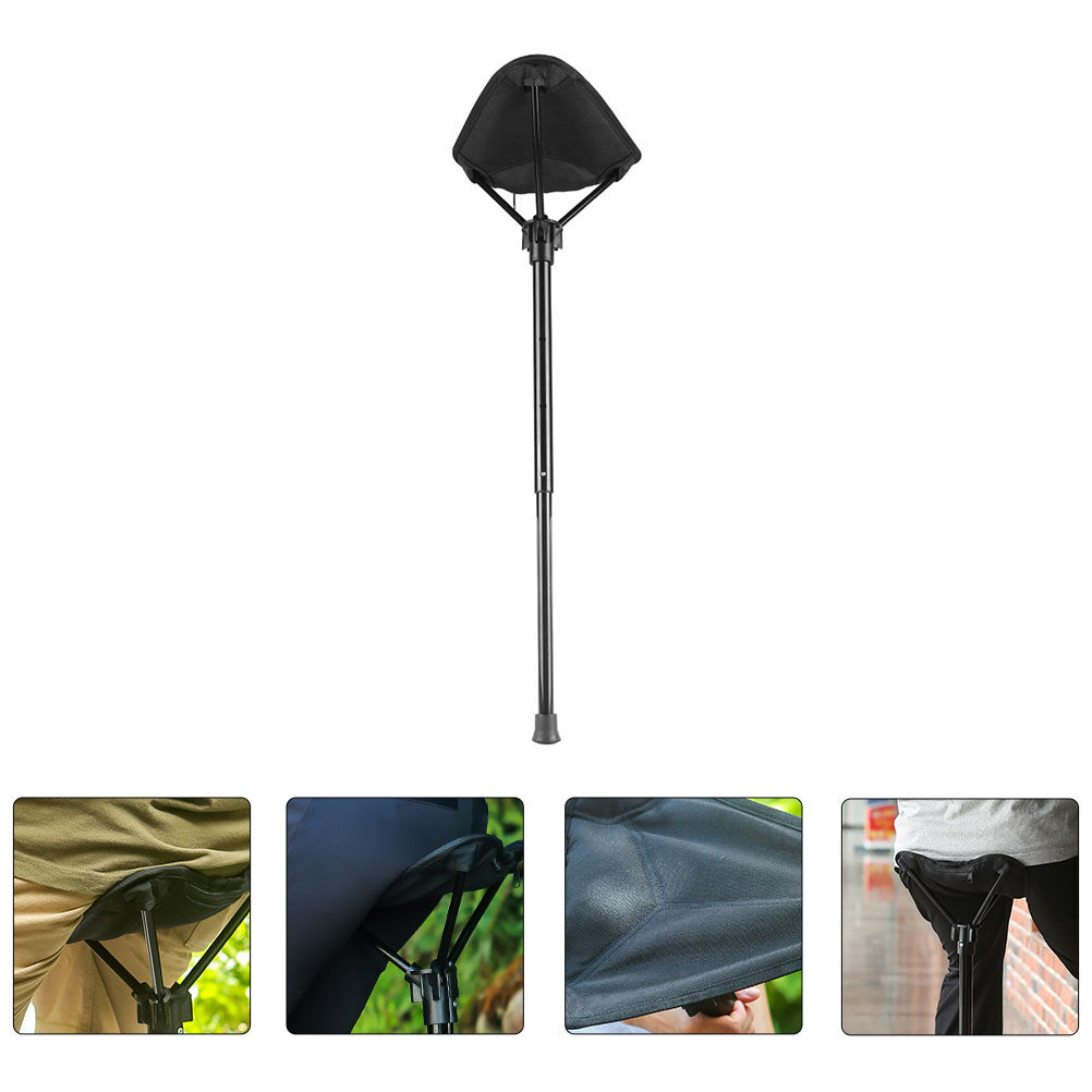 Portable Folding Chair with Nylon Seat and Quick Setup for Camping
