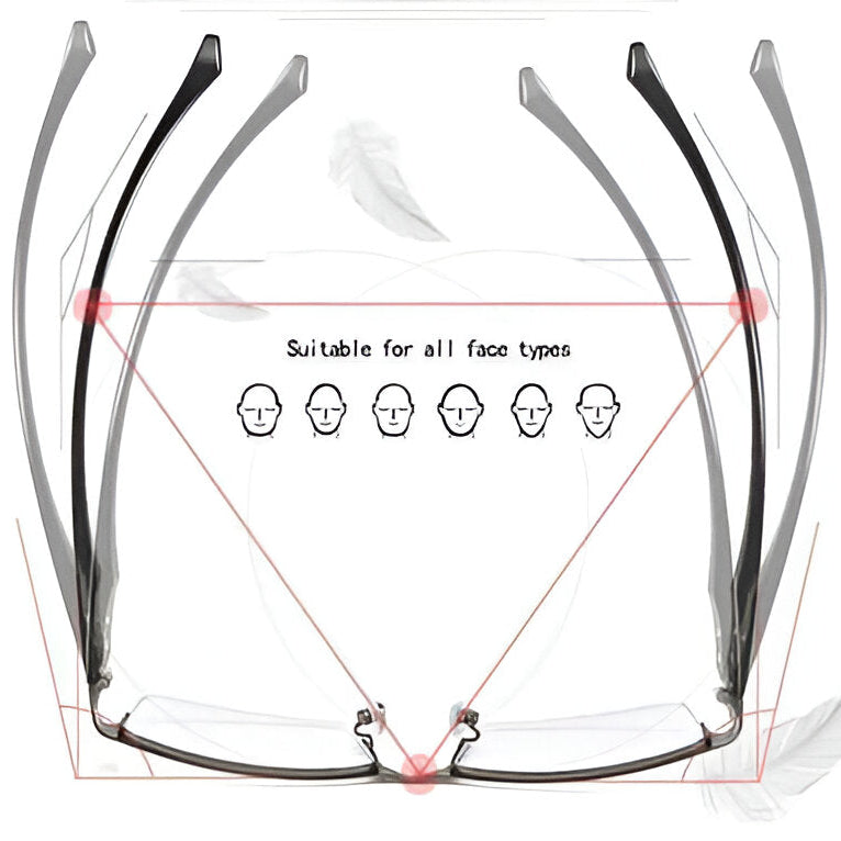 Progressive Multifocal Glasses with Photochromic Tint and Blue Light Blocking, Anti-Reflective Coating