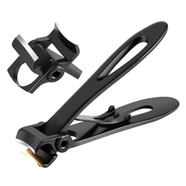 Stainless Steel Nail Clipper with Curved Blades and 15mm Jaw Opening