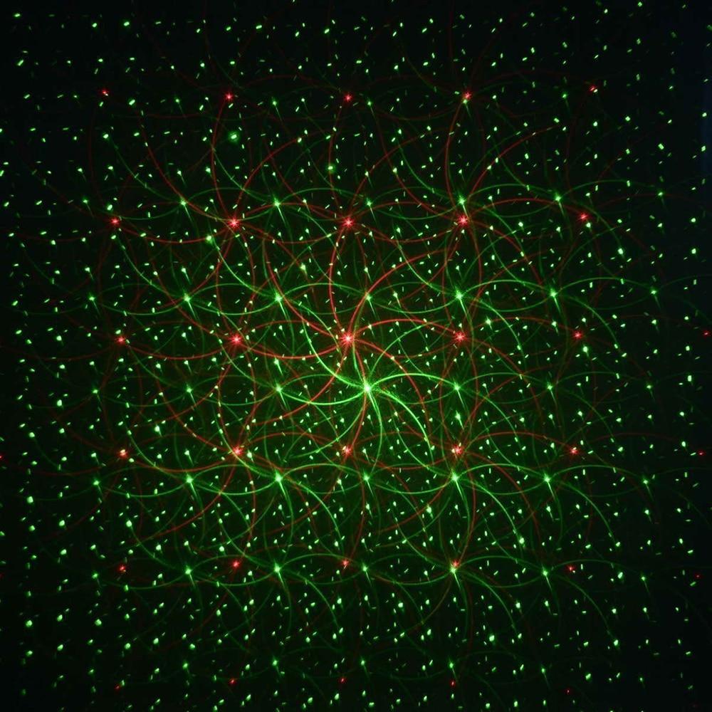 Red and Green Laser Projector with 180 Degree Adjustment and Auto Timer for Outdoor Decoration