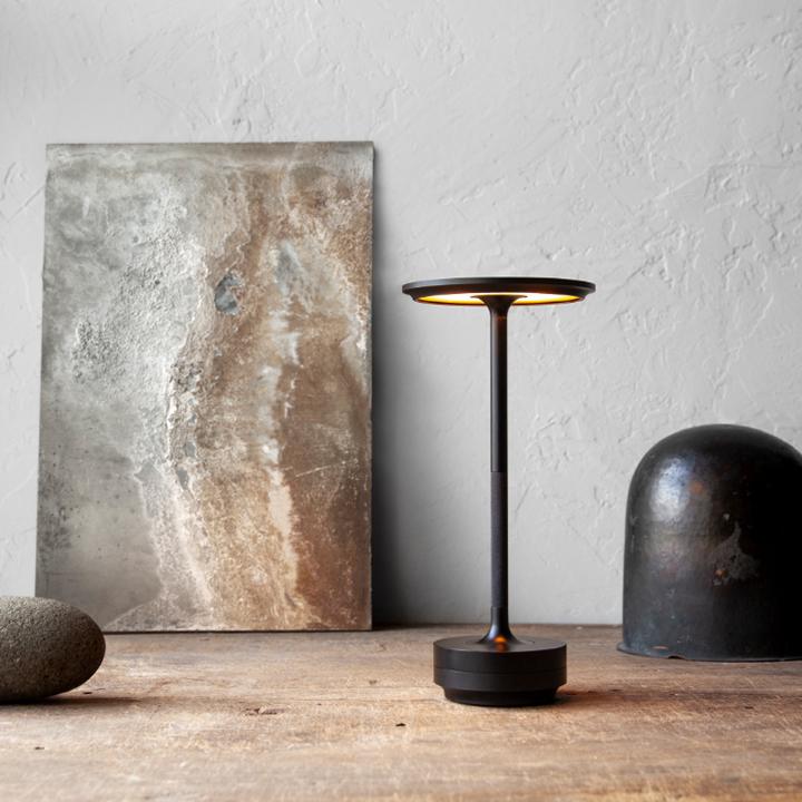 Touch Control Rechargeable Table Lamp with IP66 Waterproof Rating and Warm Light, 150 Hour Battery