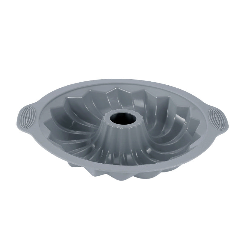 Silicone Cake Mold with Raised Decorative Pattern and Nonstick Release, Dishwasher Safe