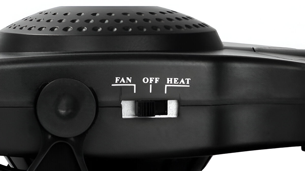 Car Windshield Defroster Heater with 12V Power and Adjustable Vents