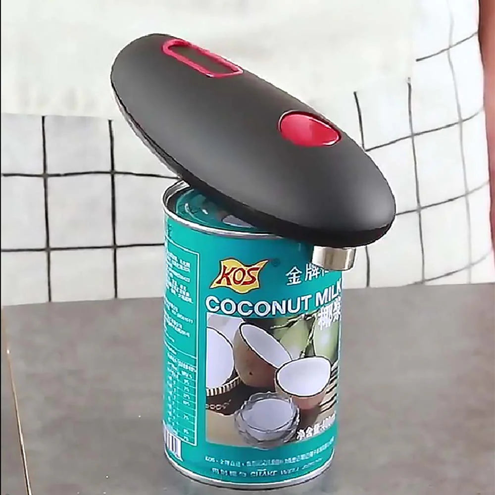 Electric Can Opener with Smooth Edge Technology and One-Touch Operation