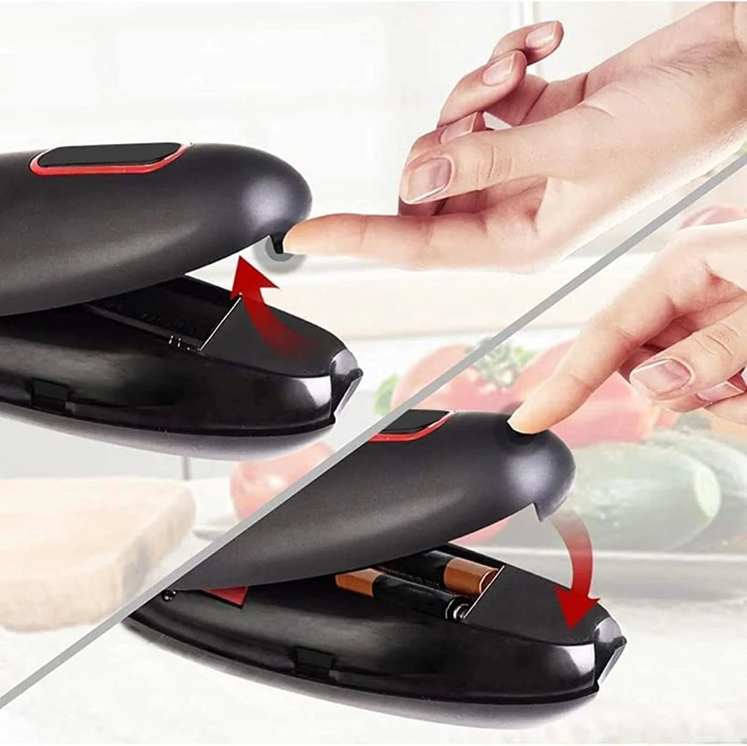 Electric Can Opener with Smooth Edge Technology and One-Touch Operation