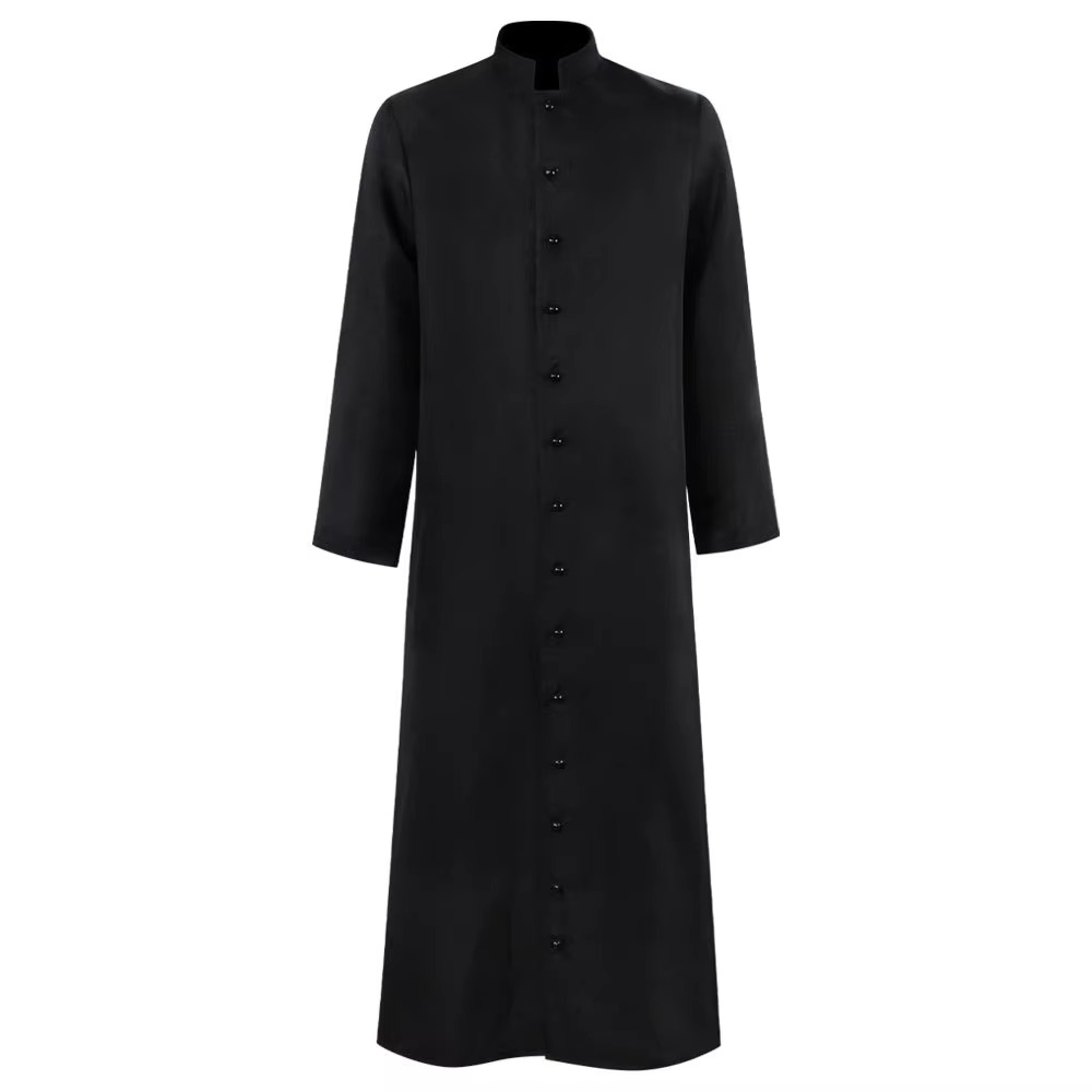 Medieval Monk Robe with Flowing Design and Multiple Colors, XS-5XL