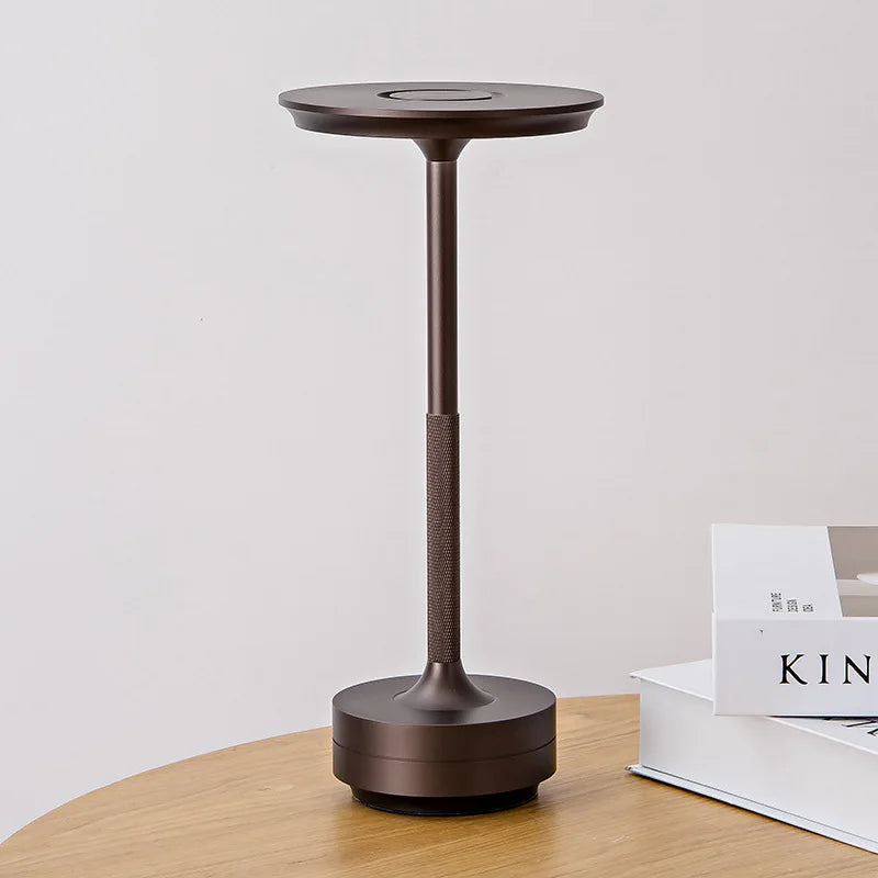 Rechargeable Table Lamp with Touch Dimming and Warm LED Light, USB Charging